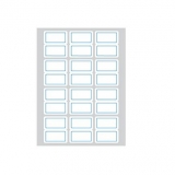 得力 7194 自粘性標簽 24*27mm*12枚*12張