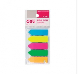 得力 9064 熒光膜指示標(biāo)簽 44*12mm*5條