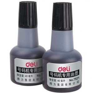 得力 7521 號碼機專用油